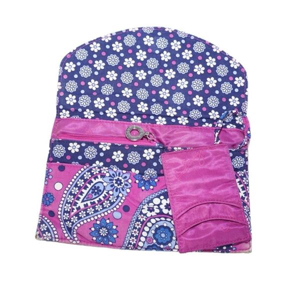 Vera Bradley BOGO FREE SALE Purple Boysenberry Envelope Style Clutch Wallet - Picture 3 of 10